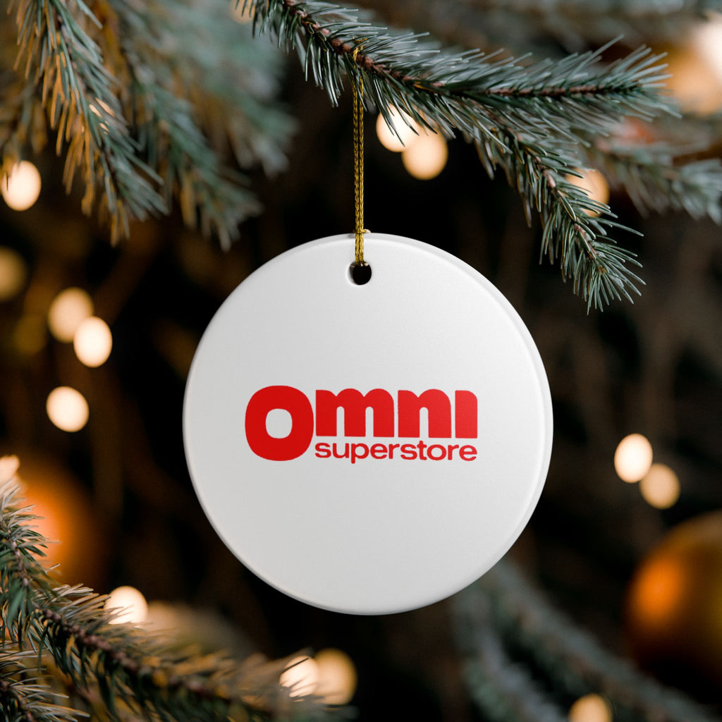 Omni Superstore Ceramic Ornament