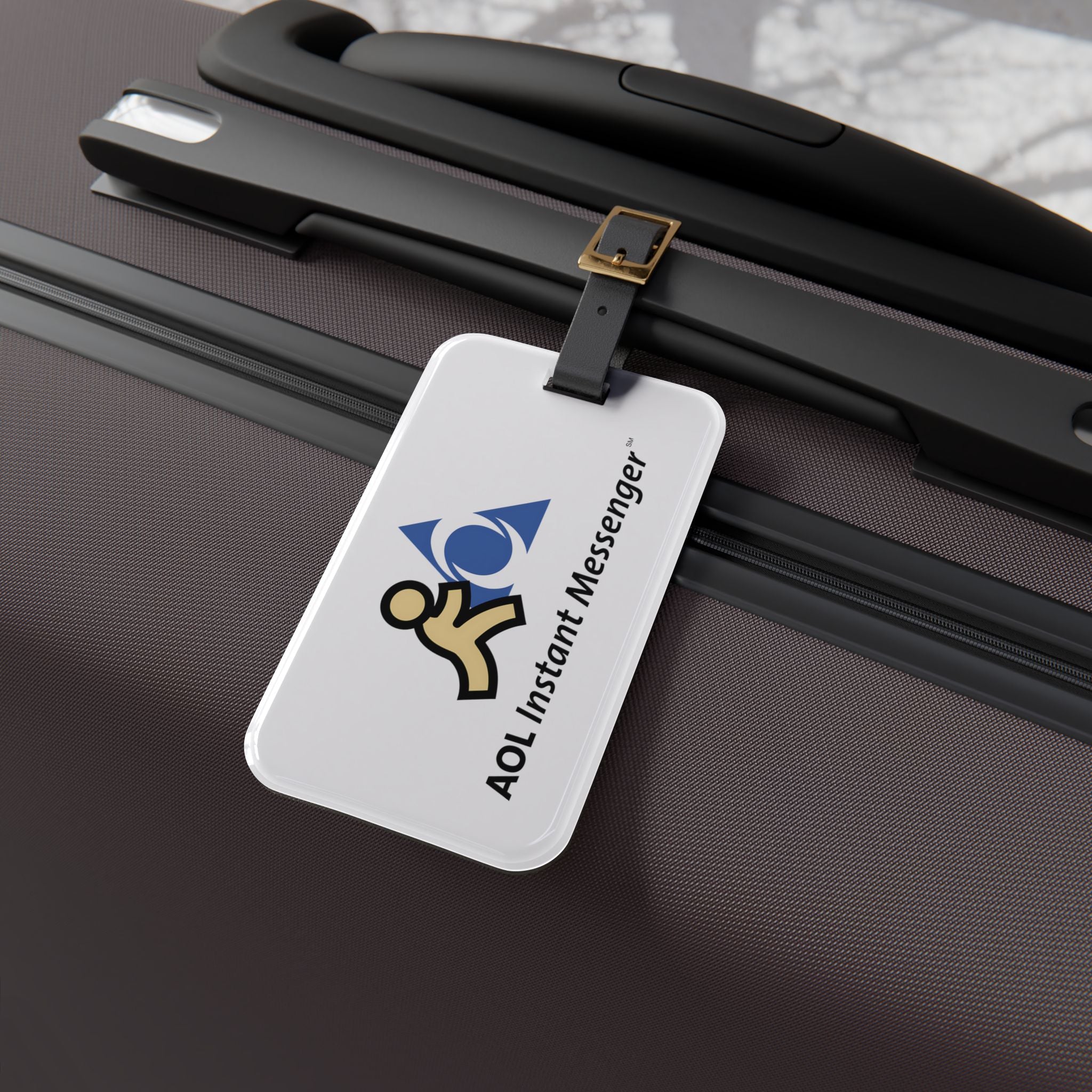 AOL Instant Messenger (AIM) Luggage Tag