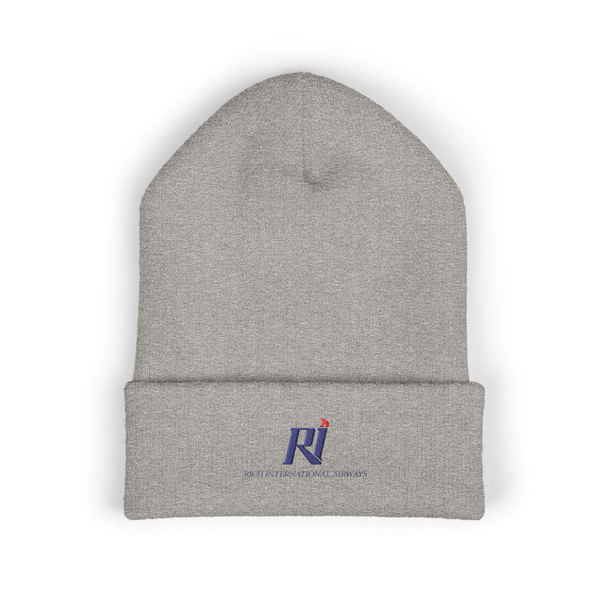 Rich International Airways Cuffed Beanie