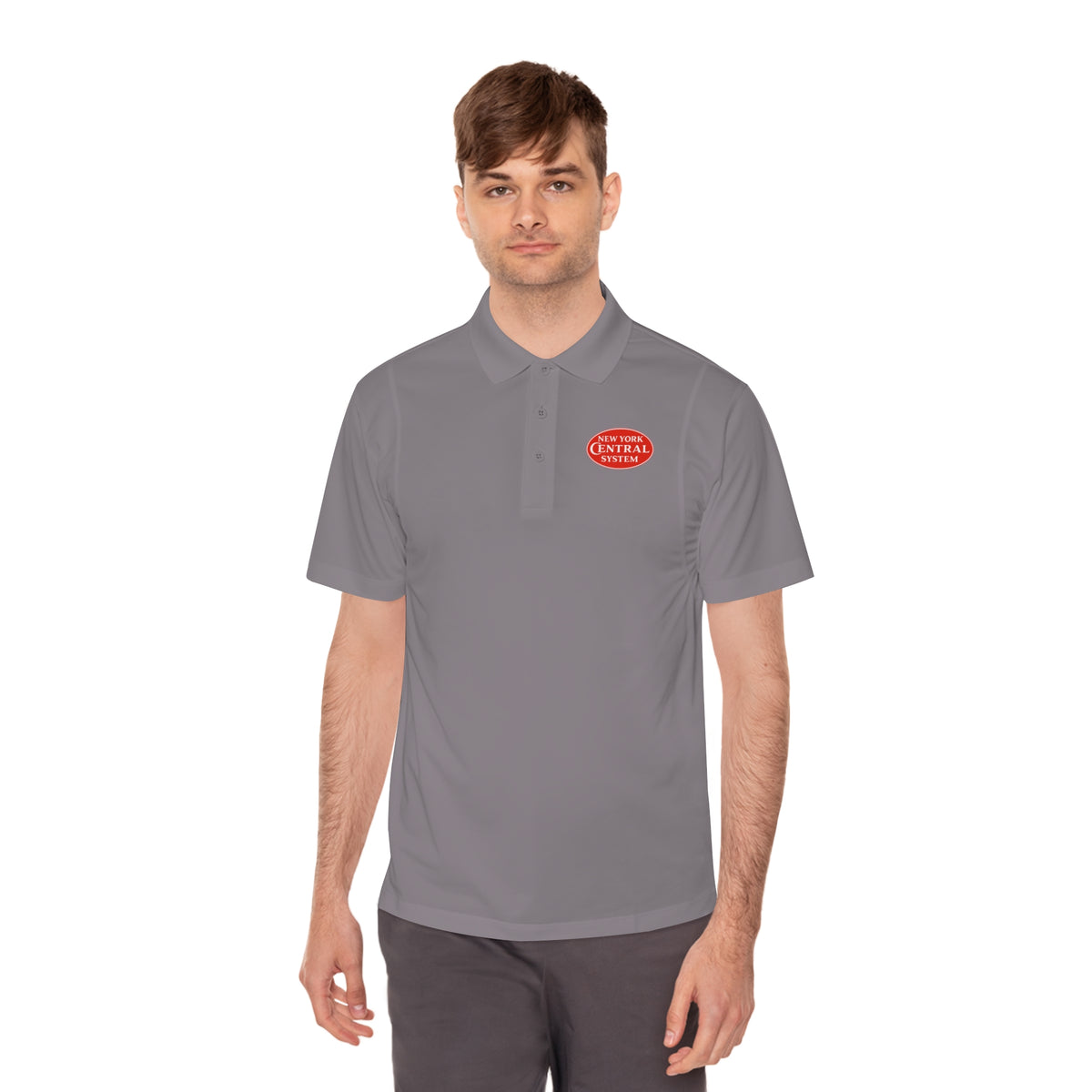 New York Central Railroad Men's Sport Polo Shirt