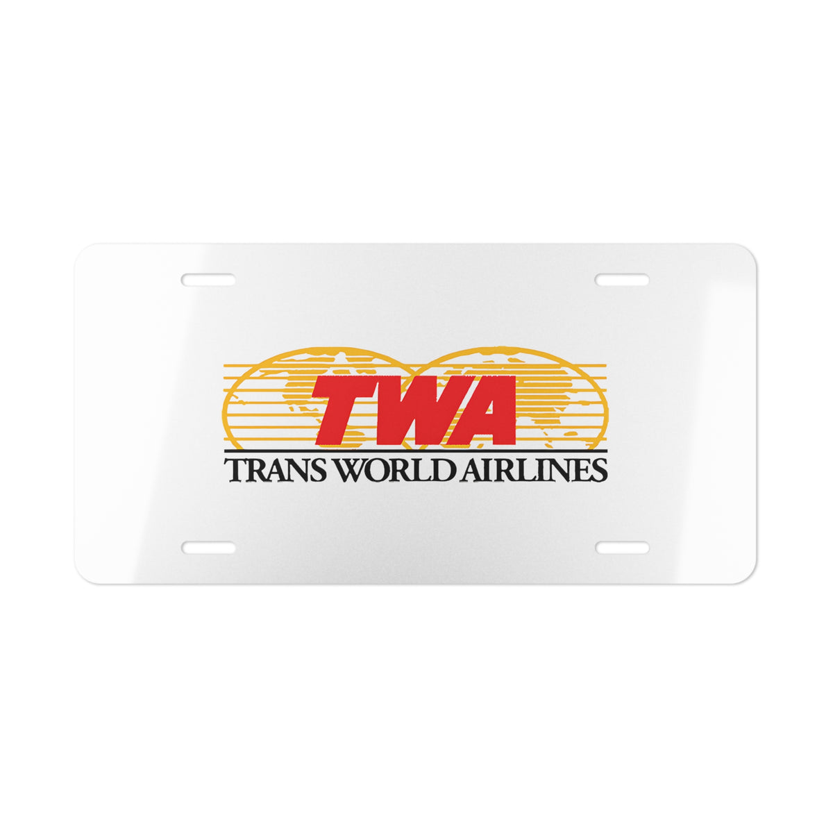 Trans World Airlines (TWA) Vanity License Plate