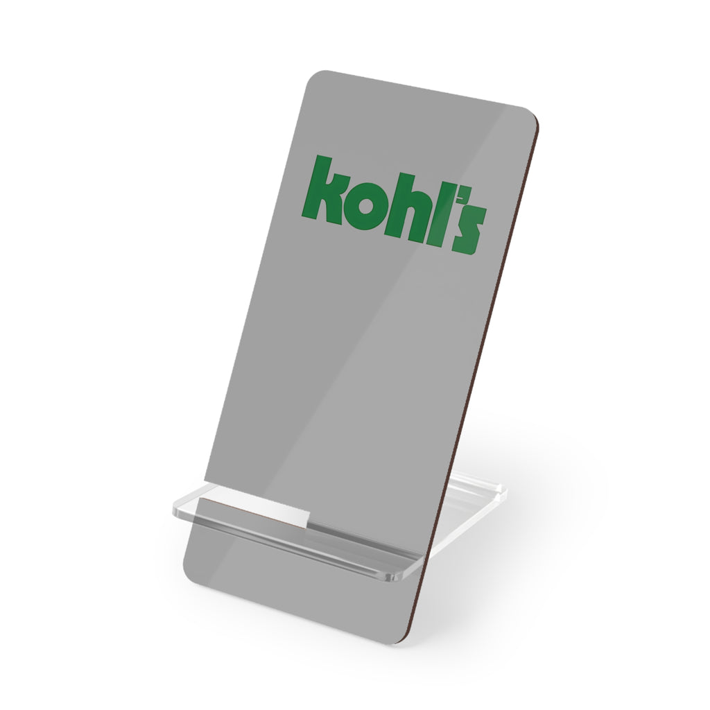 Kohl's Food Stores Foldable Mobile Phone Display Stand