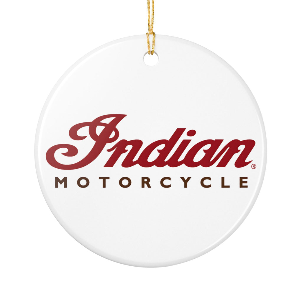 Indian Motorcycle Ceramic Ornament