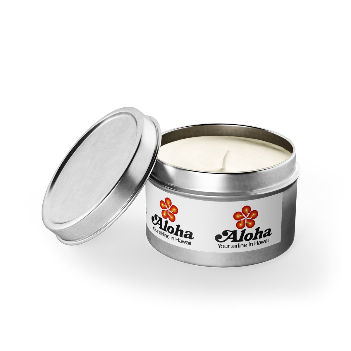 Aloha Airlines Tin Candle