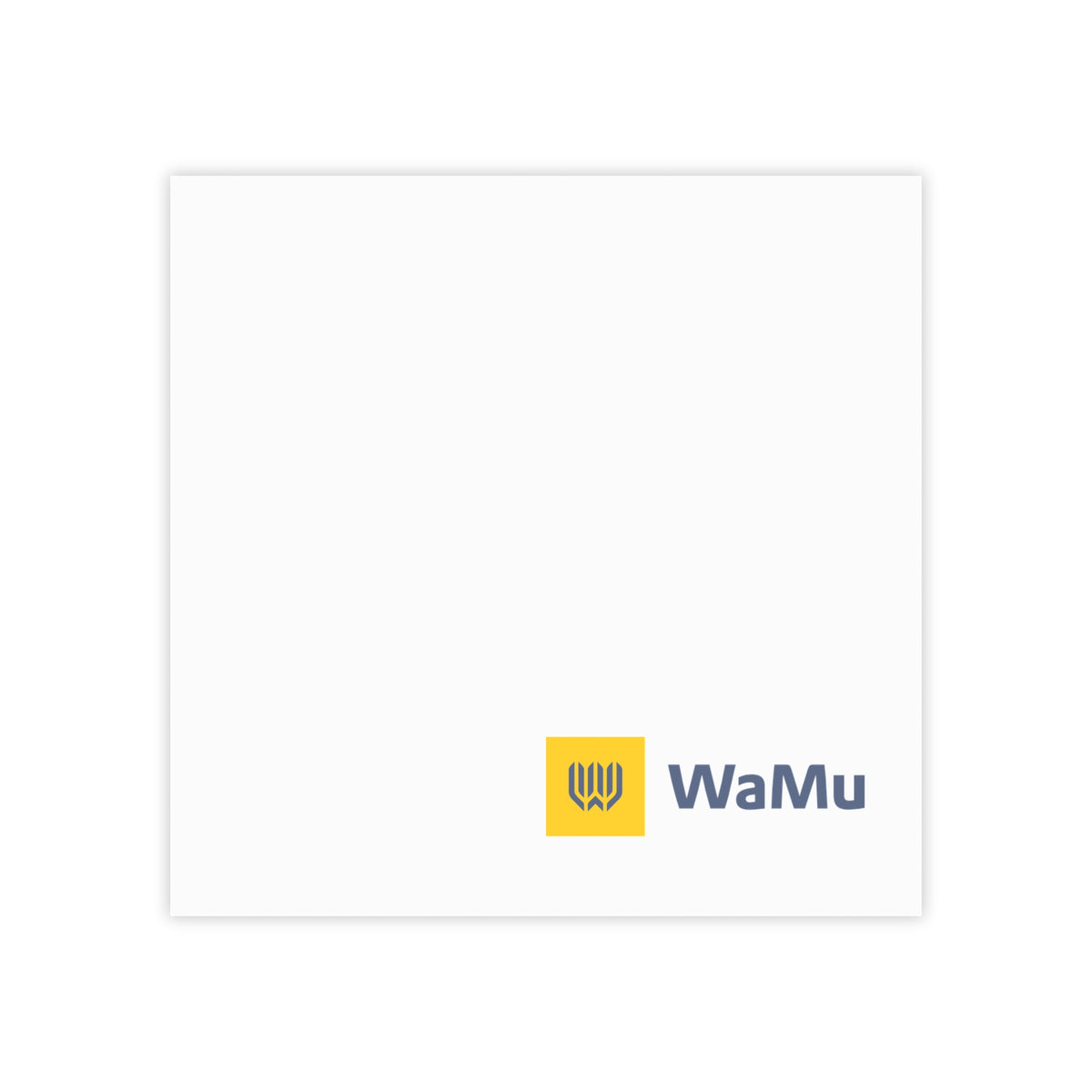 Washington Mutual (WaMu) Sticky Post-it Note Pad