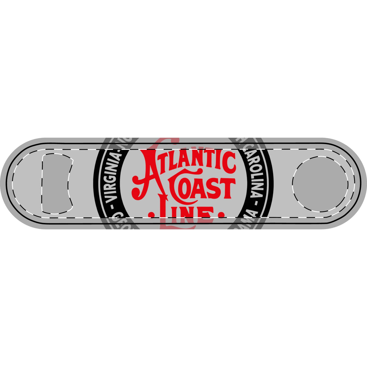 Atlantic Coast Line Railroad Metal Bottle Opener