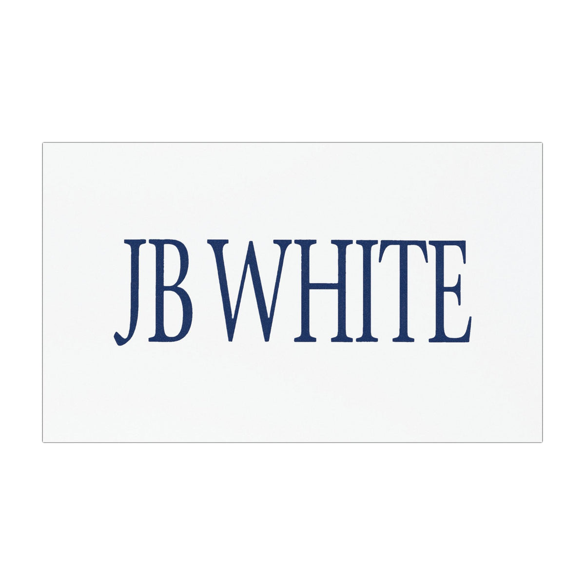 J. B. White Car Magnet