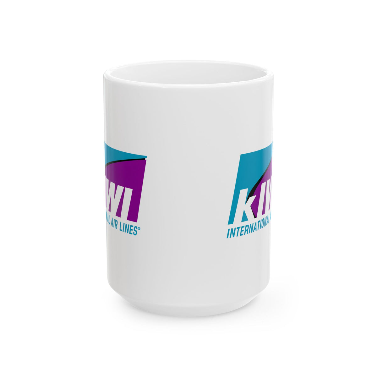 Kiwi International Air Lines Ceramic Coffee Mug