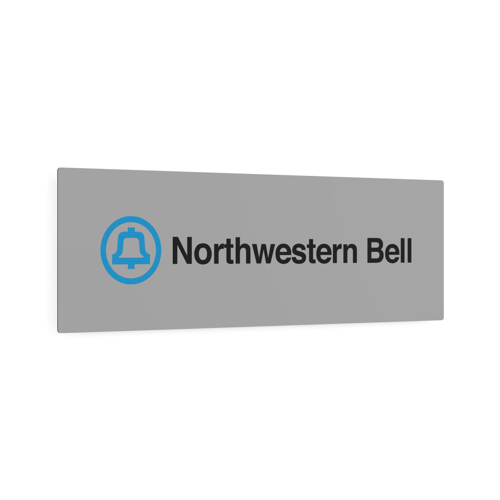 Northwestern Bell Metal Sign
