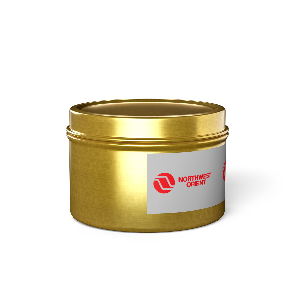 Northwest Orient Airlines Tin Candle