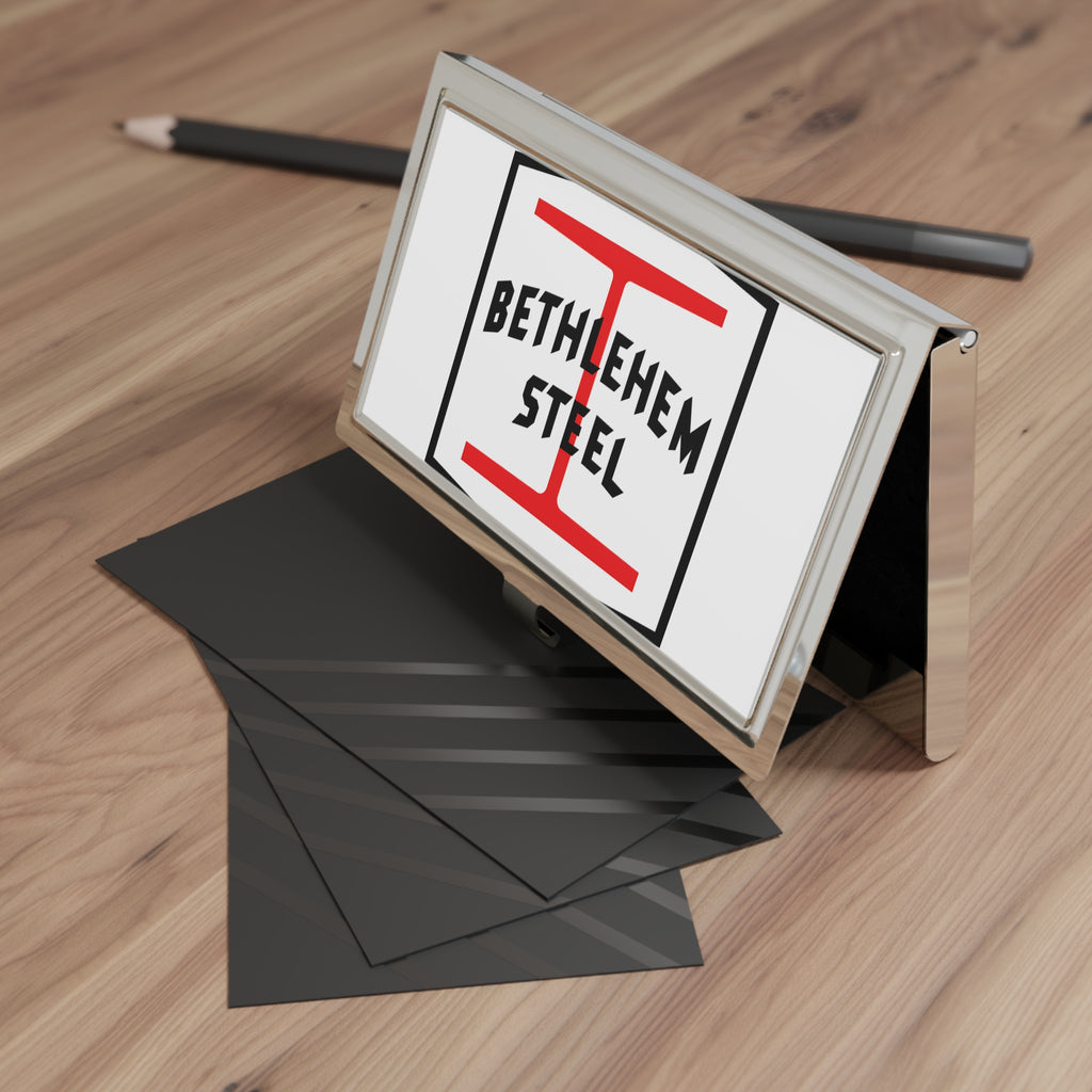 Bethlehem Steel Metal Business Card Holder