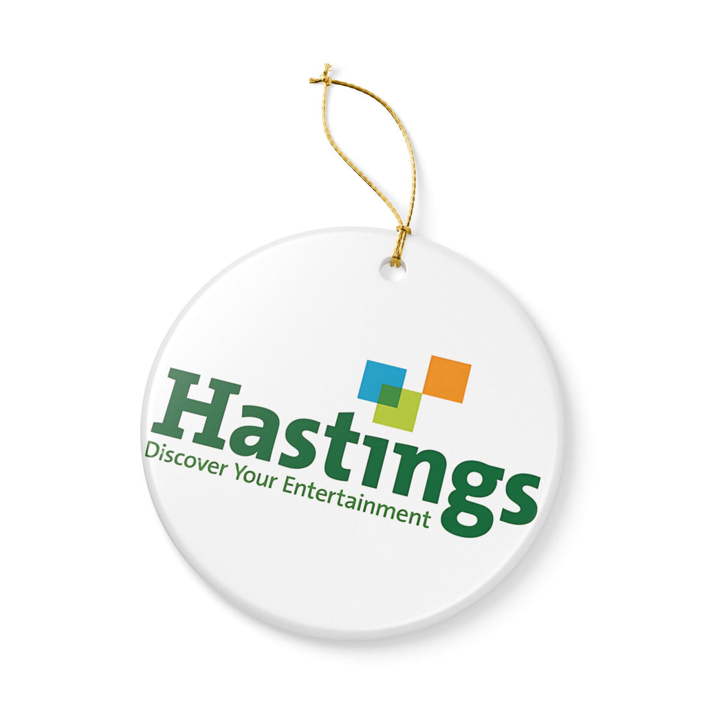 Hastings Entertainment Ceramic Ornament