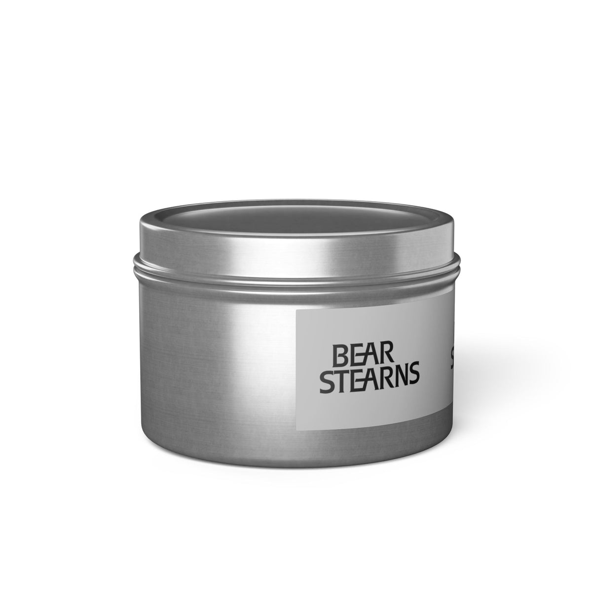 Bear Stearns Tin Candle