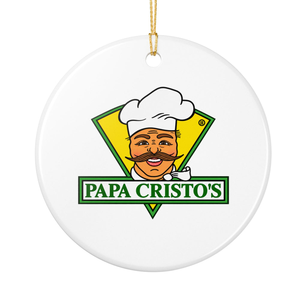 Papa Cristo's Ceramic Ornament