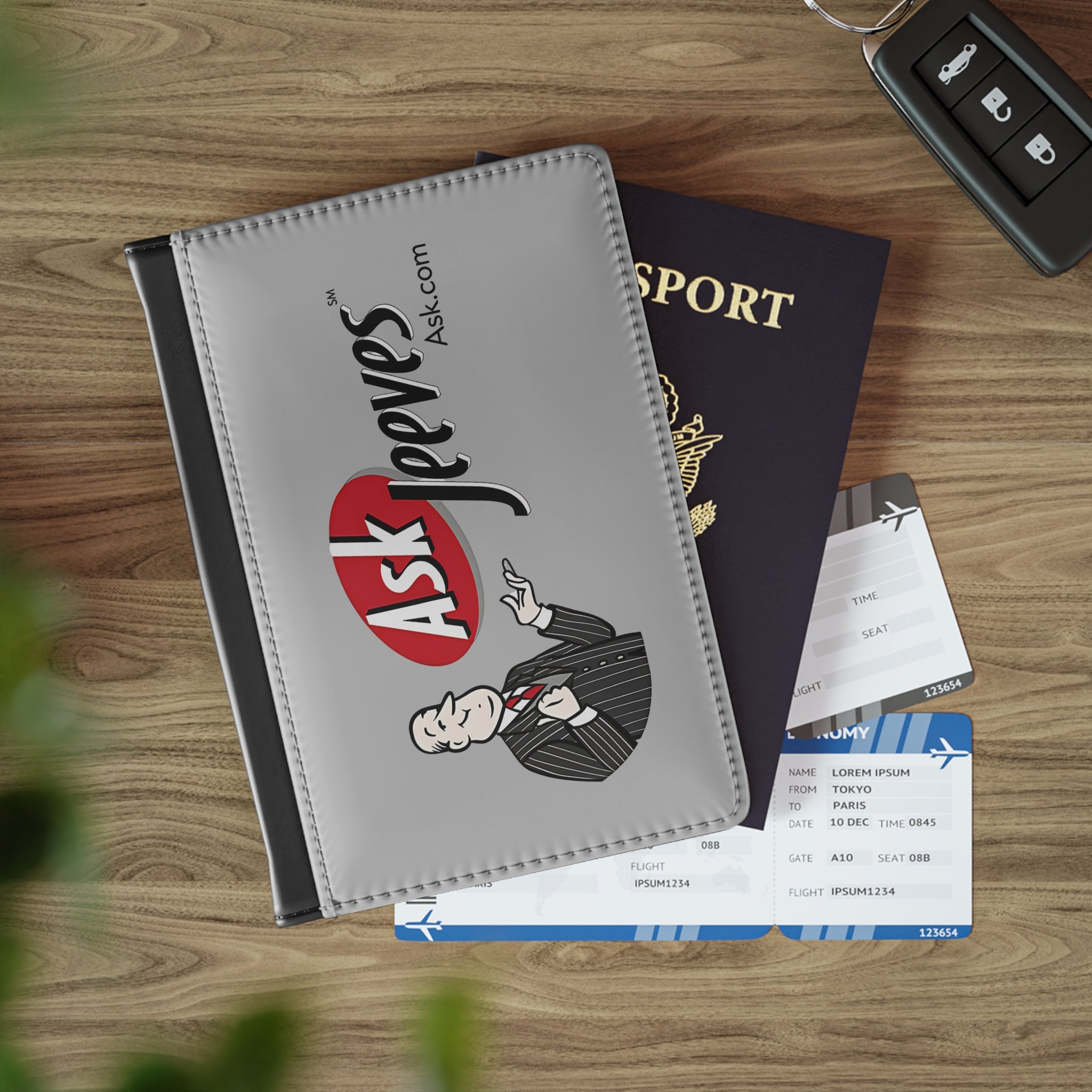 Ask Jeeves Passport Cover