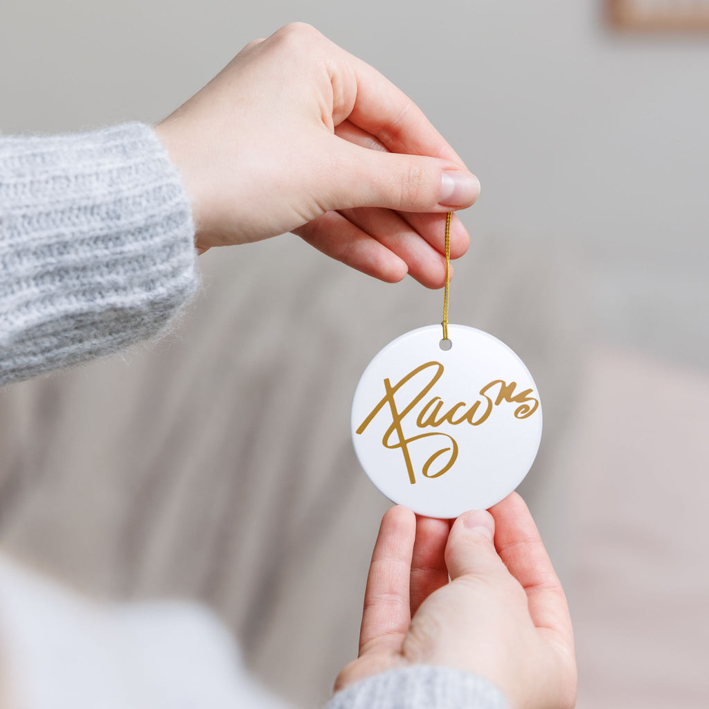 Bacon's Ceramic Ornament