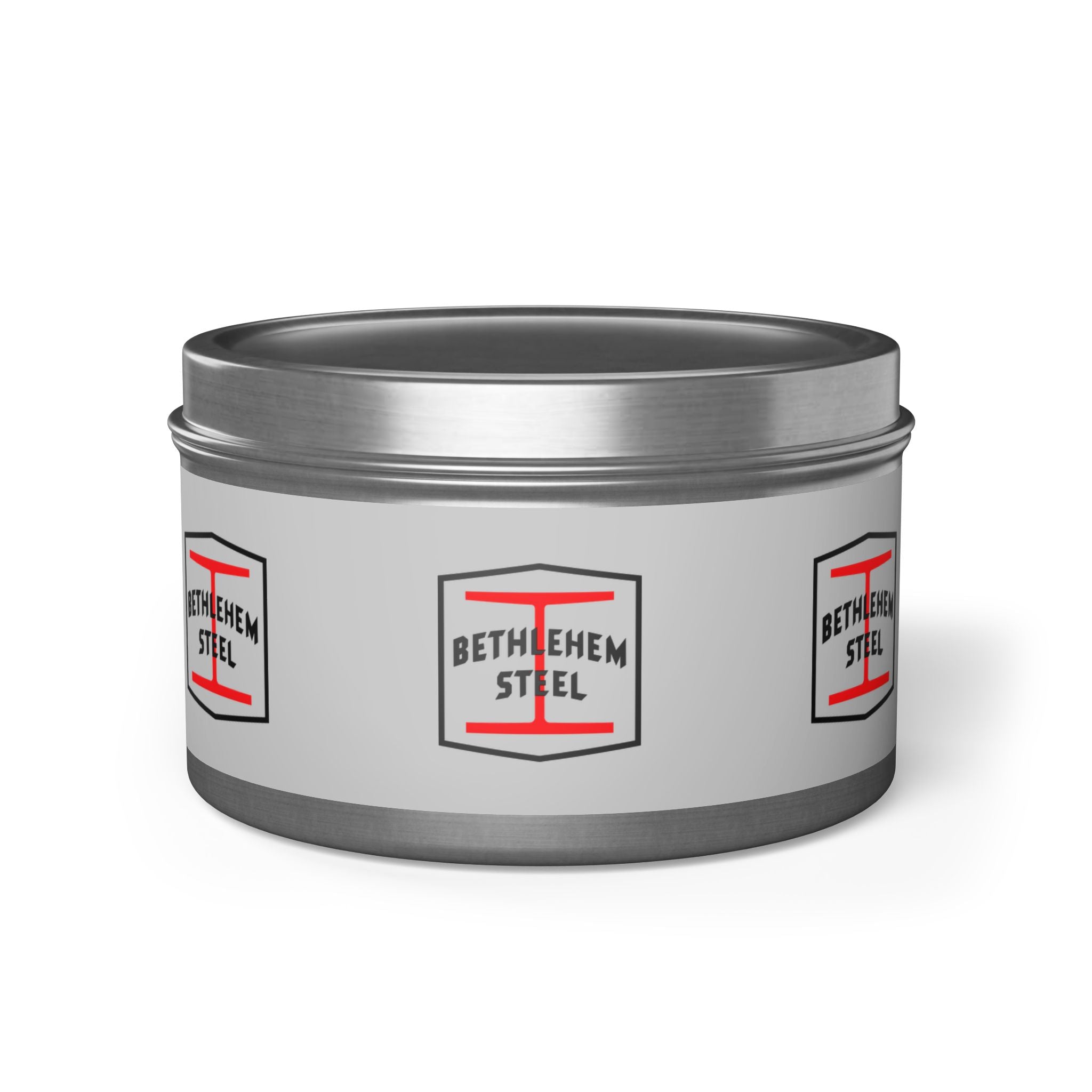 Bethlehem Steel Tin Candle