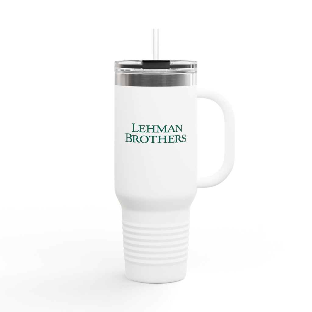 Lehman Brothers 40oz Insulated Travel Mug Stainless Tumbler