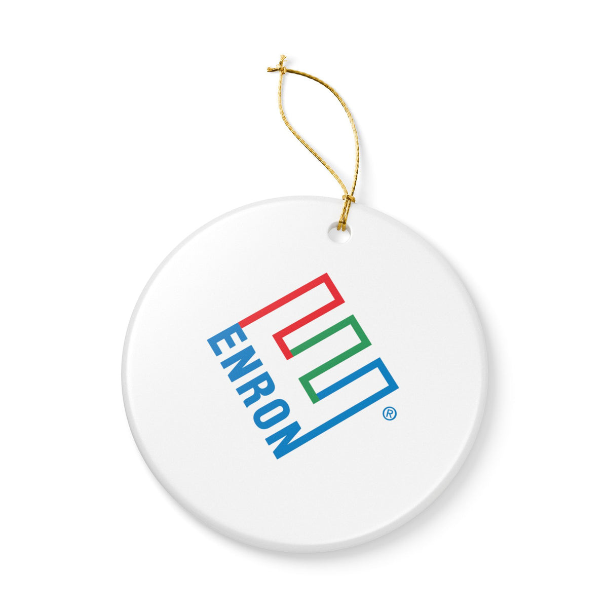 Enron Ceramic Ornament