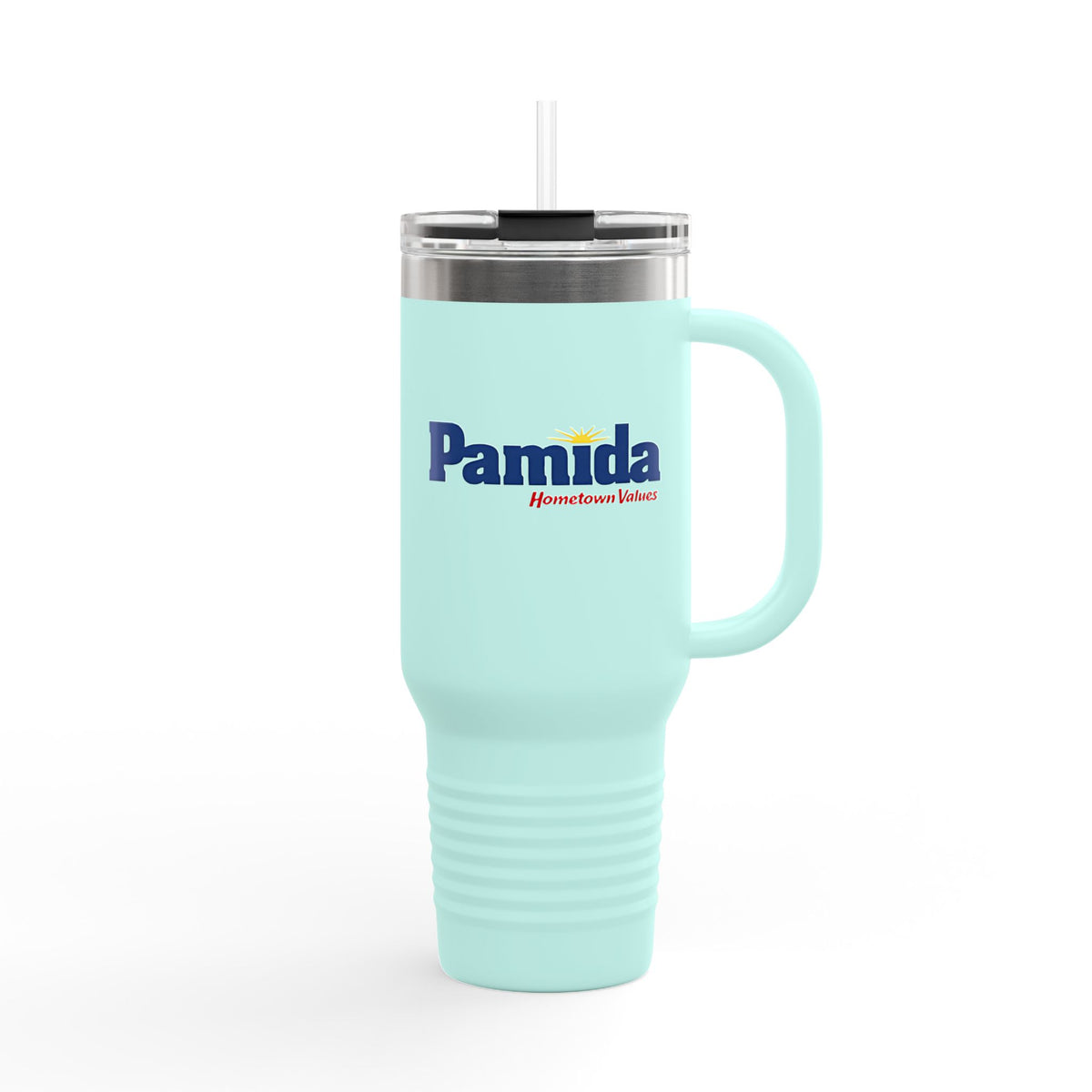 Pamida 40oz Insulated Travel Mug Stainless Tumbler