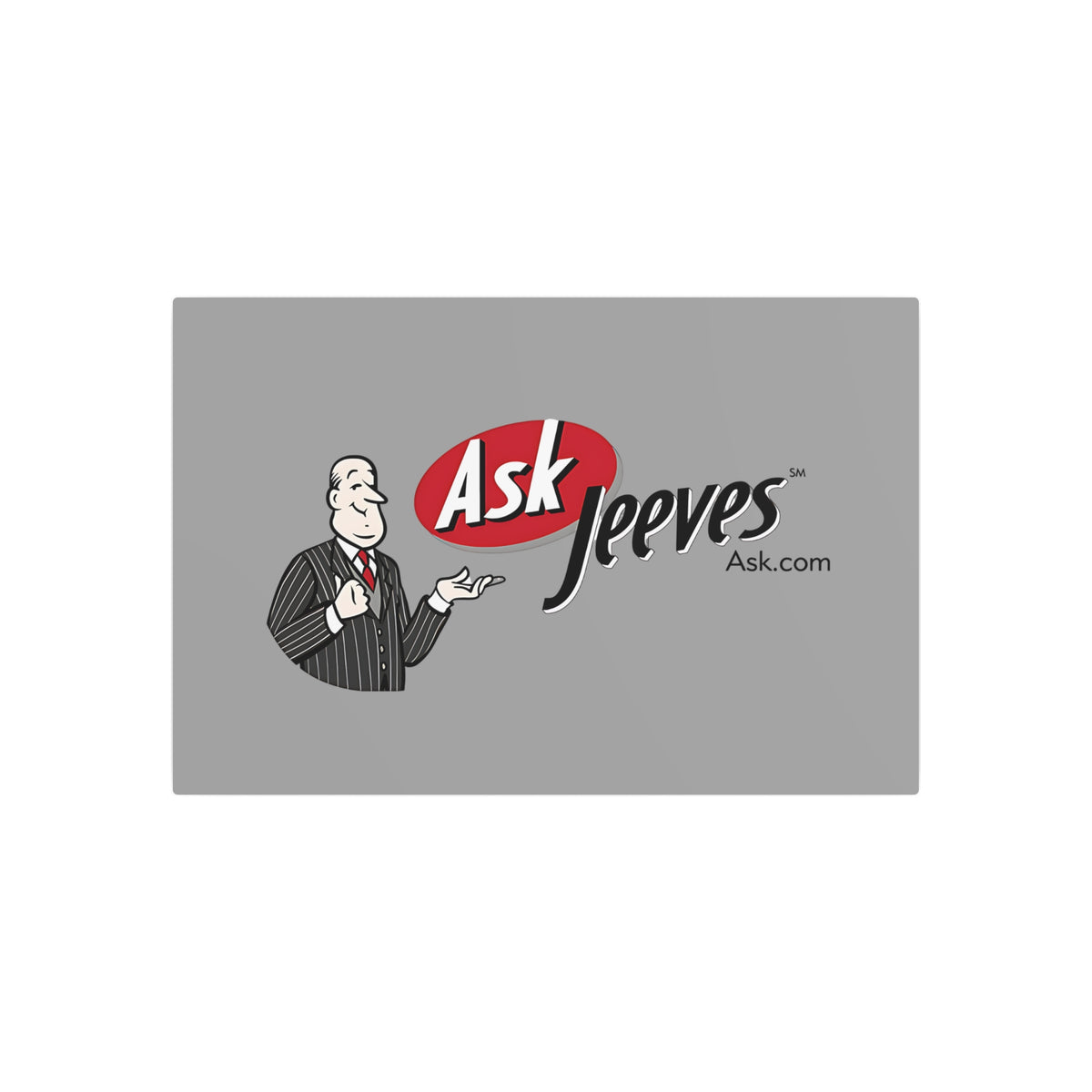 Ask Jeeves Metal Sign