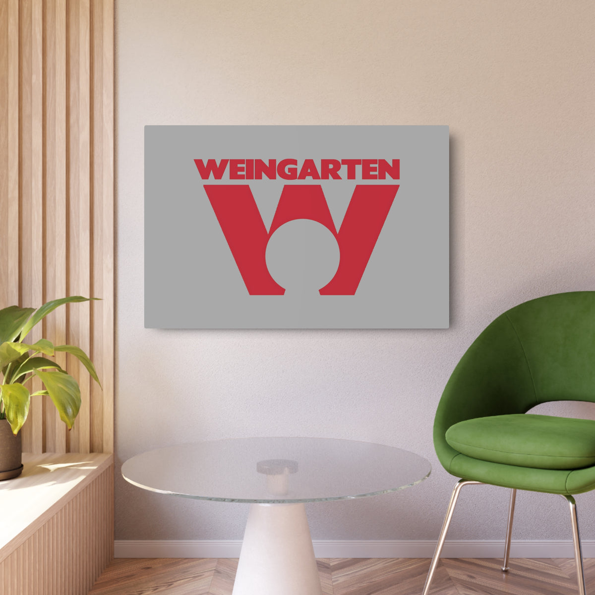 Weingarten's Metal Sign