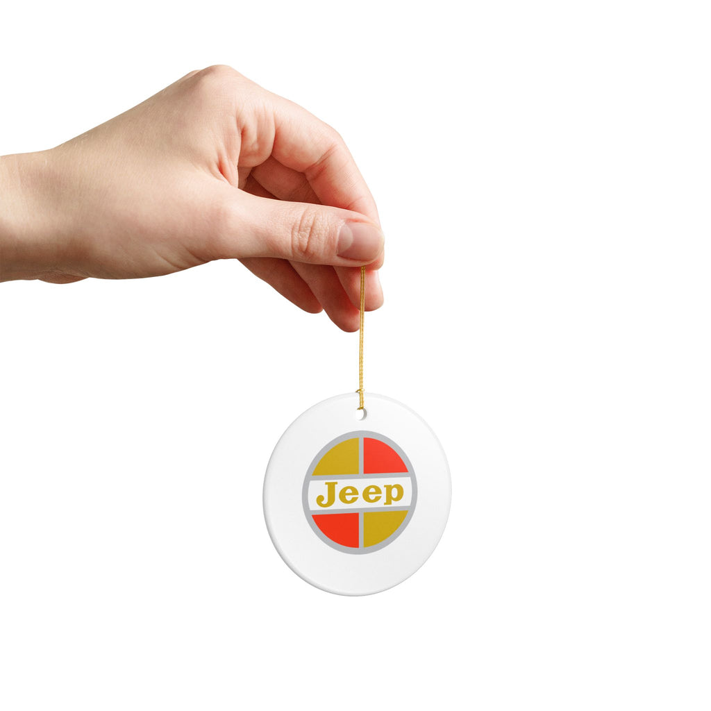 Kaiser Jeep Ceramic Ornament