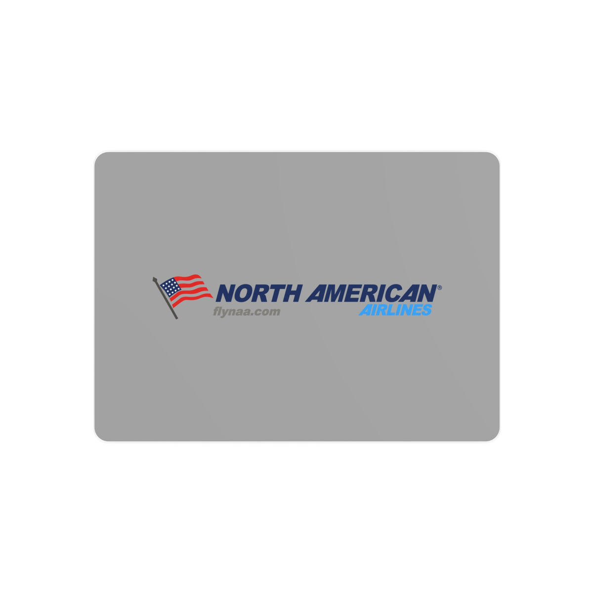 North American Airlines Metal Sign