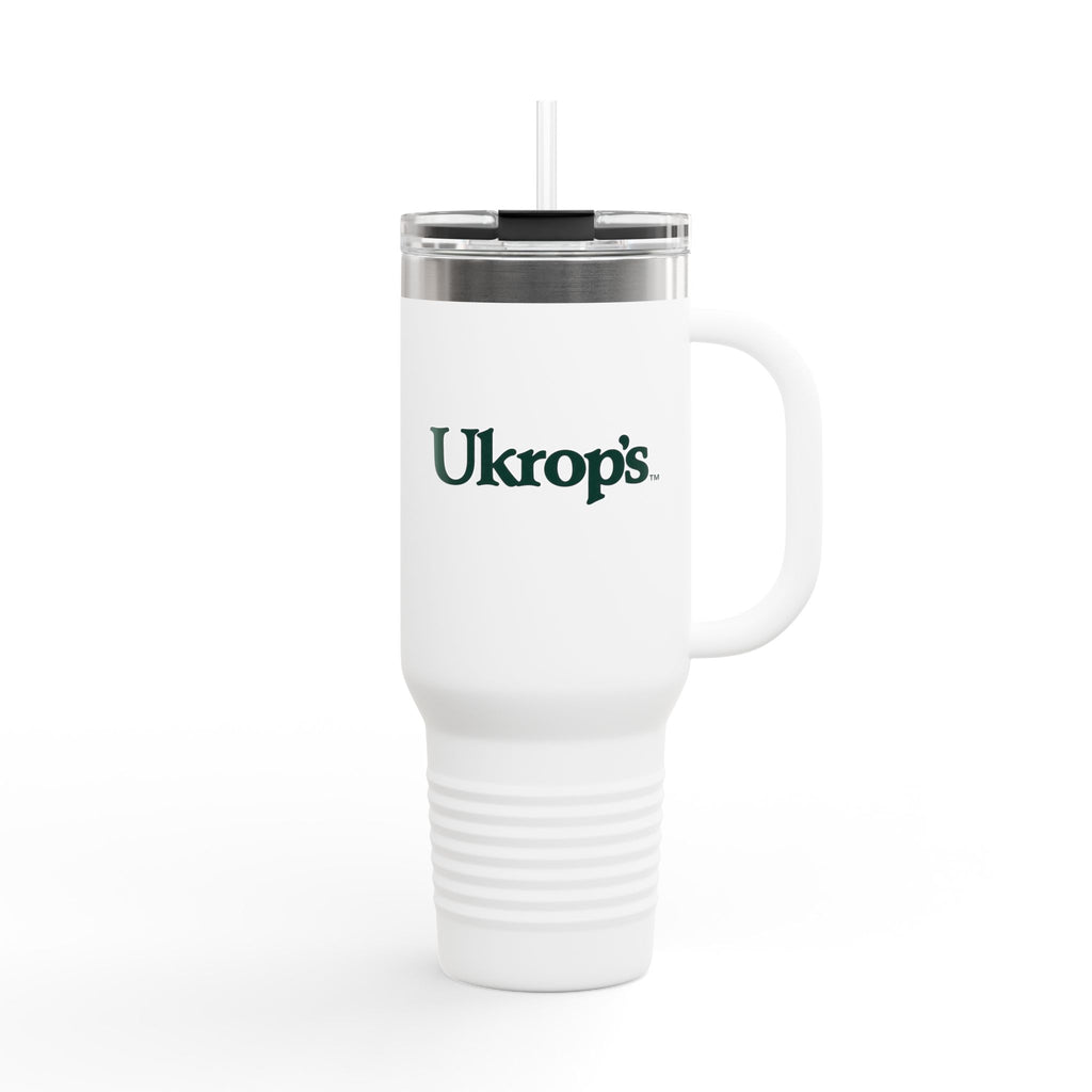 Ukrop's Super Markets 40oz Insulated Travel Mug Stainless Tumbler
