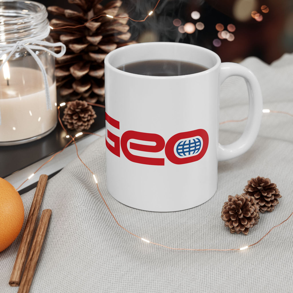 Geo Ceramic Coffee Mug