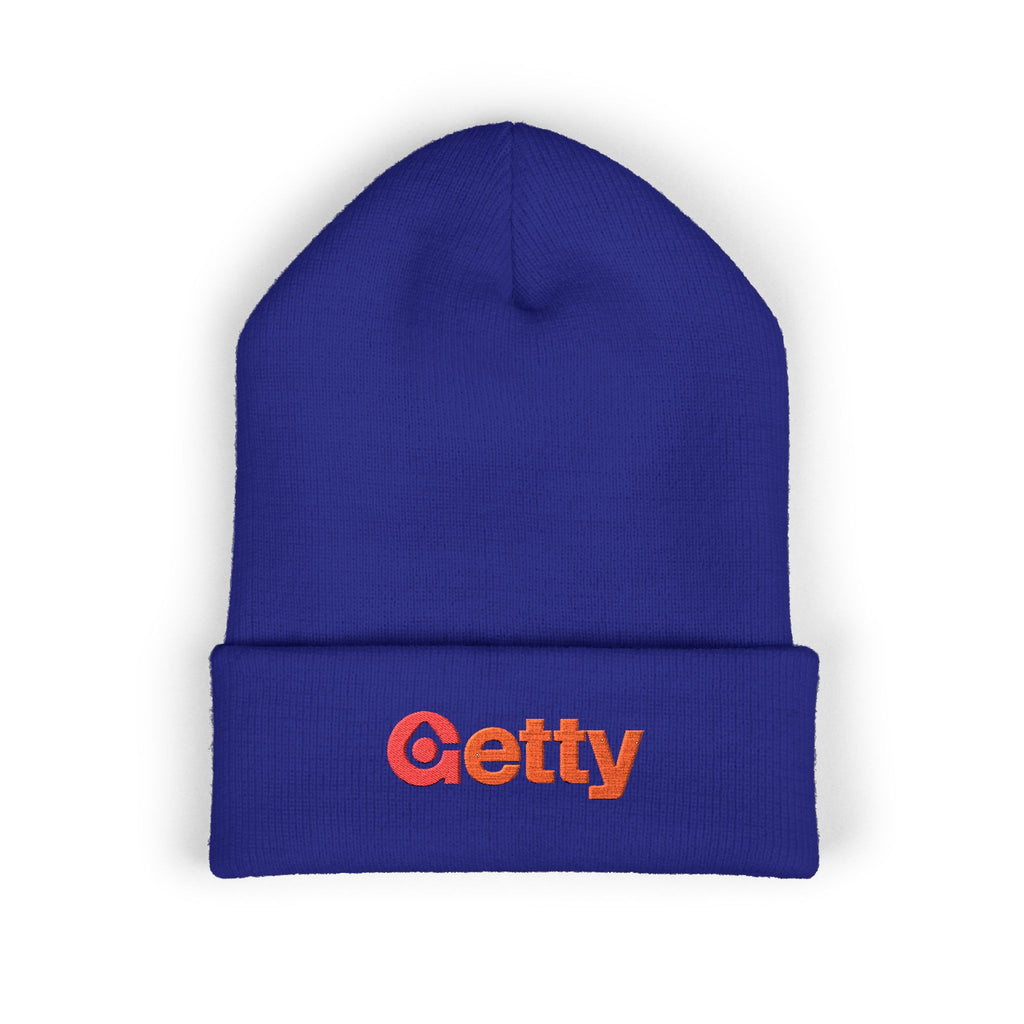 Getty Oil Cuffed Beanie