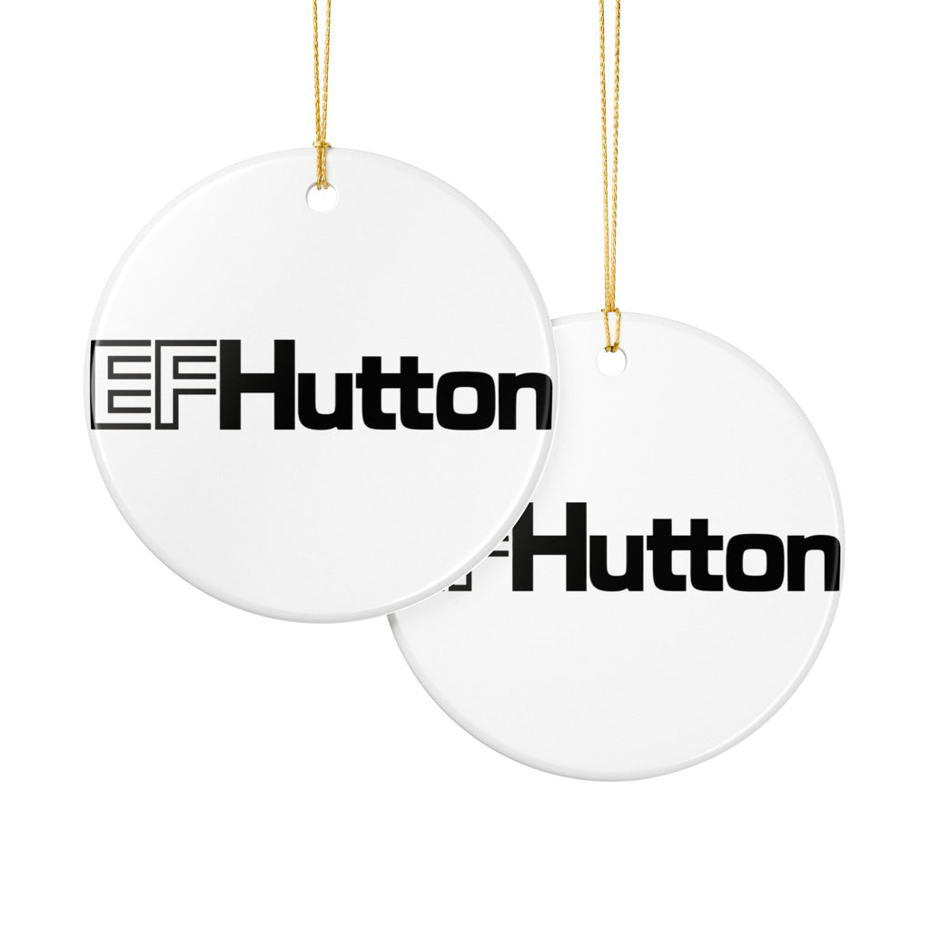 E. F. Hutton Ceramic Ornament