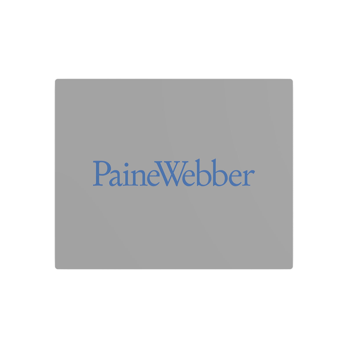 PaineWebber Metal Sign