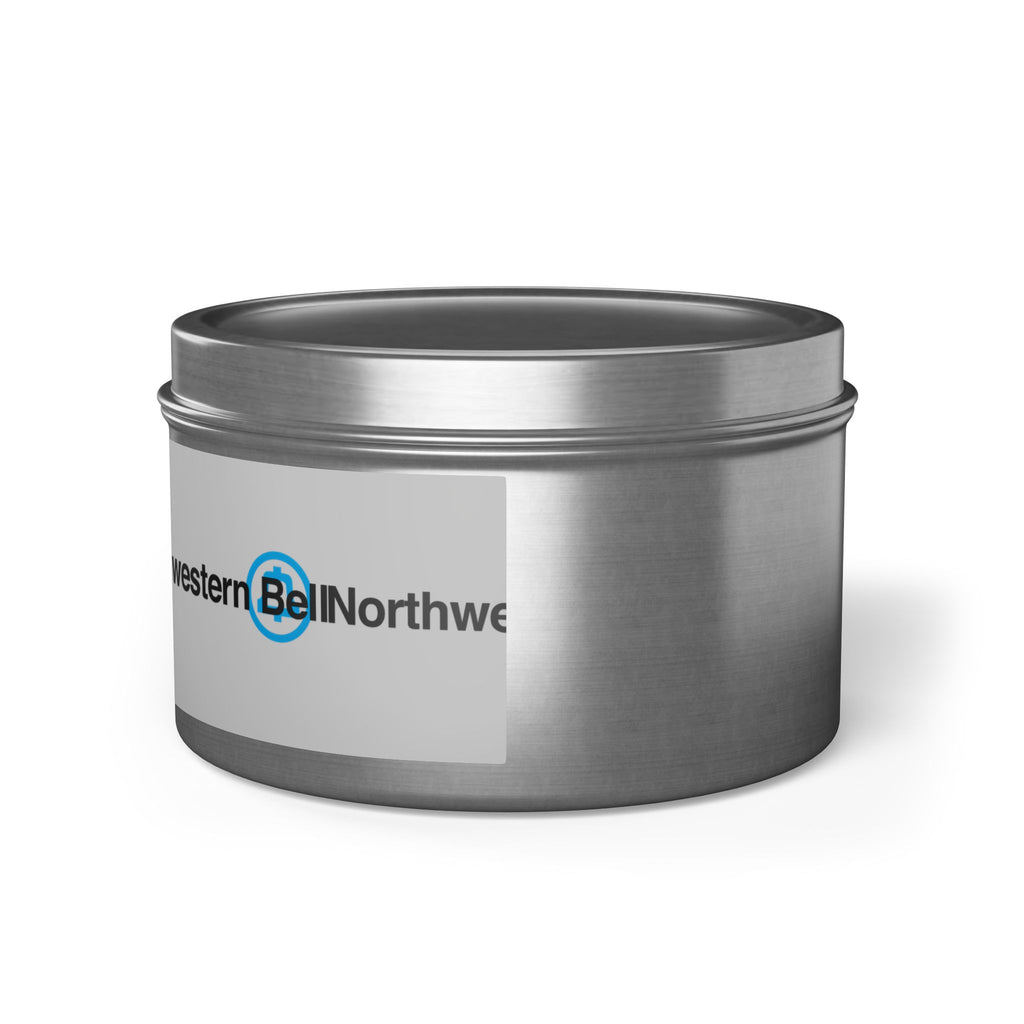 Northwestern Bell Tin Candle