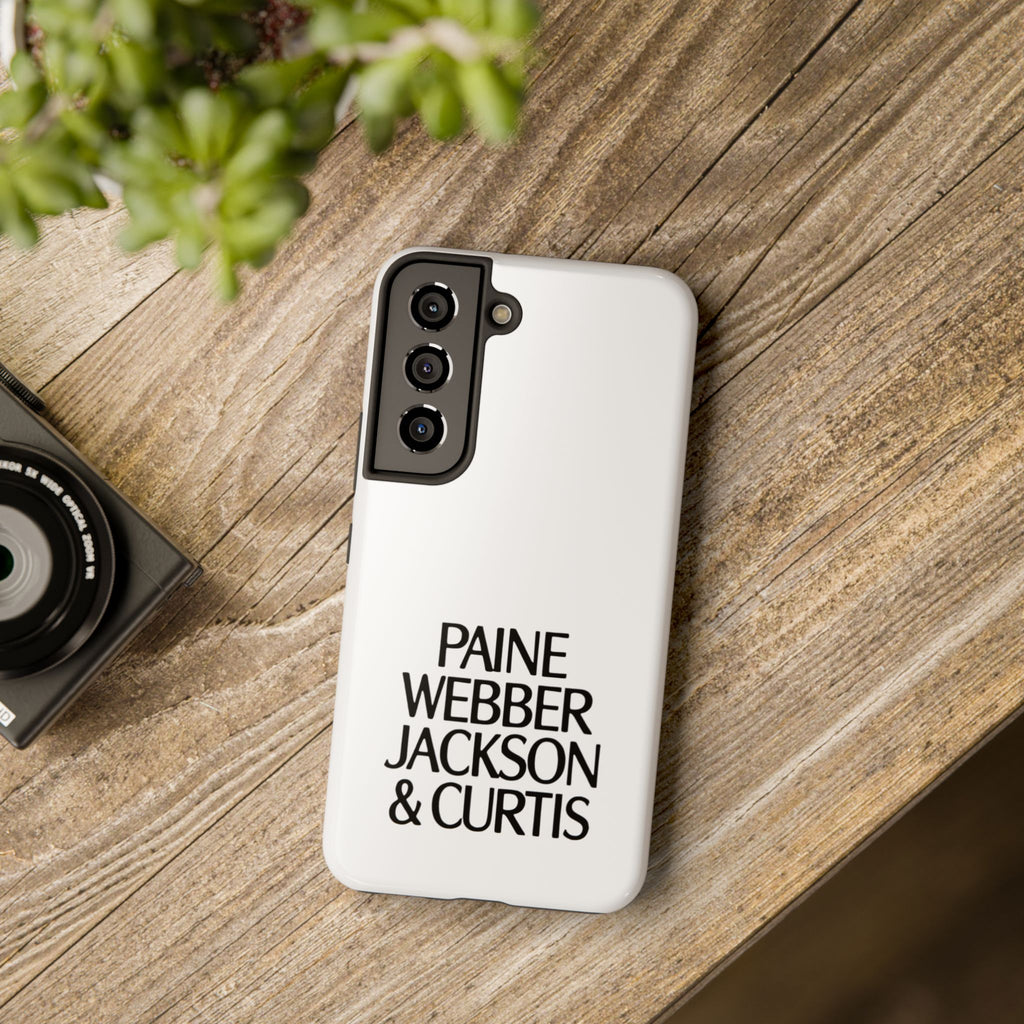 Paine Webber Jackson & Curtis Tough Phone Case