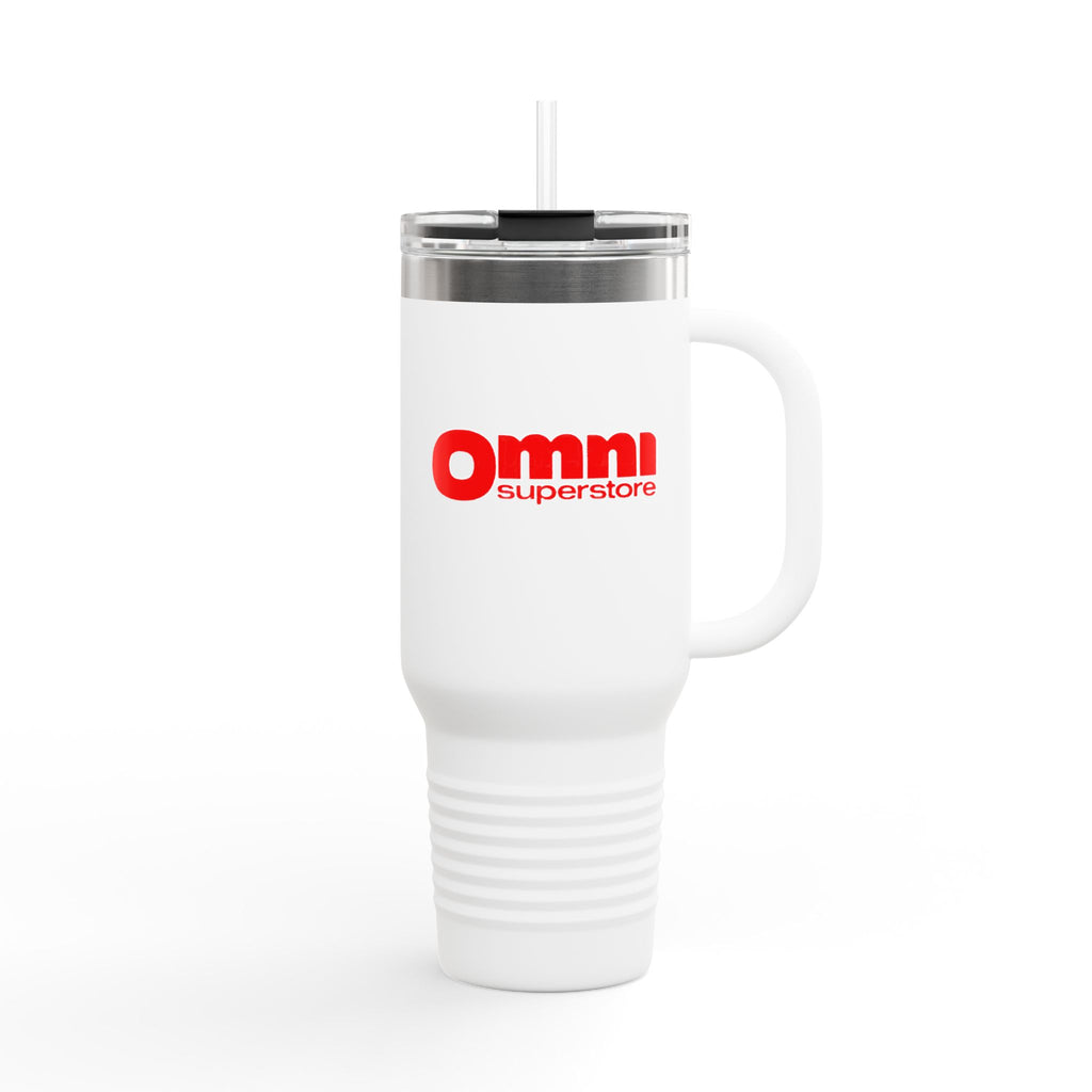 Omni Superstore 40oz Insulated Travel Mug Stainless Tumbler