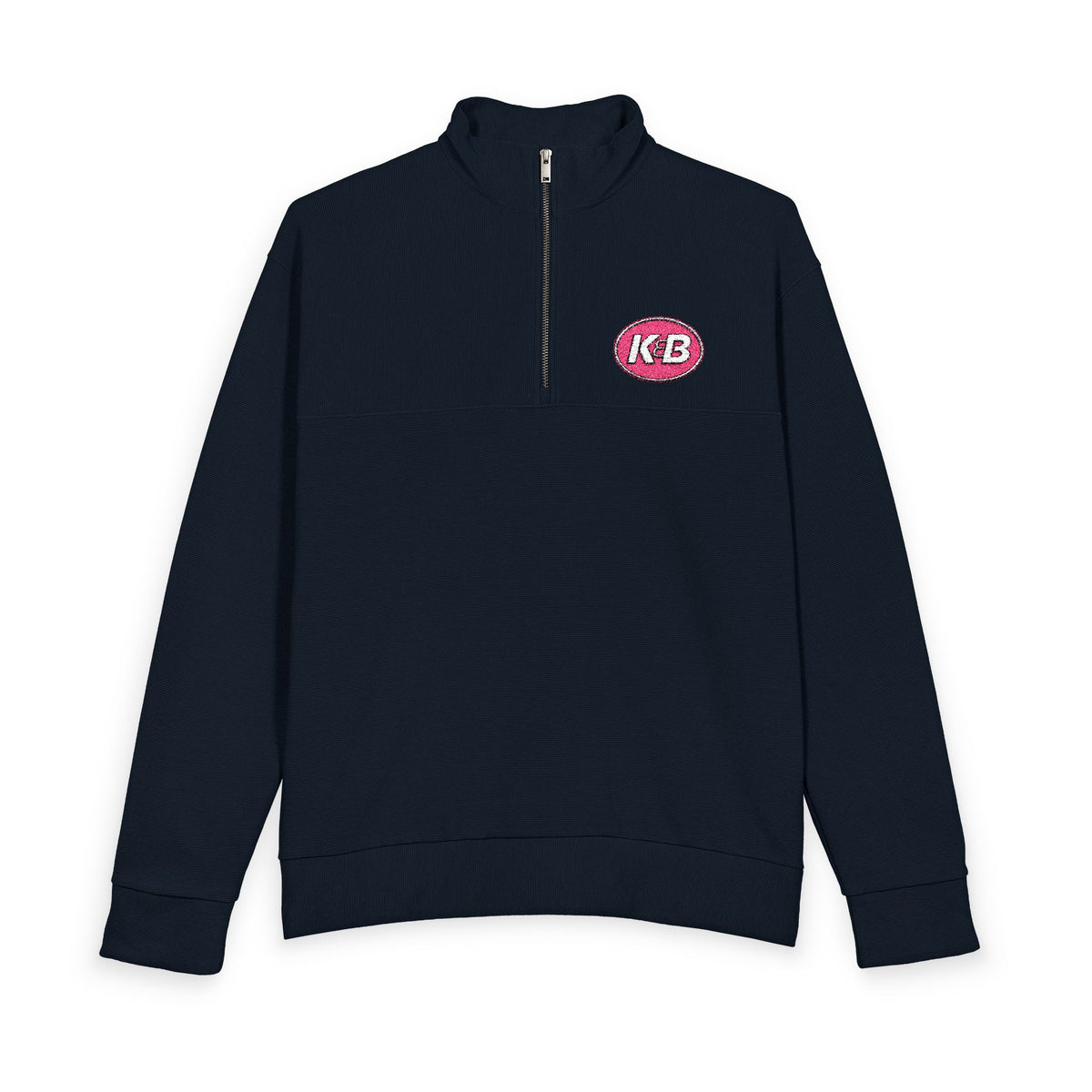 K&B (Katz & Besthoff) Heavy Knit Quarter-Zip Sweatshirt