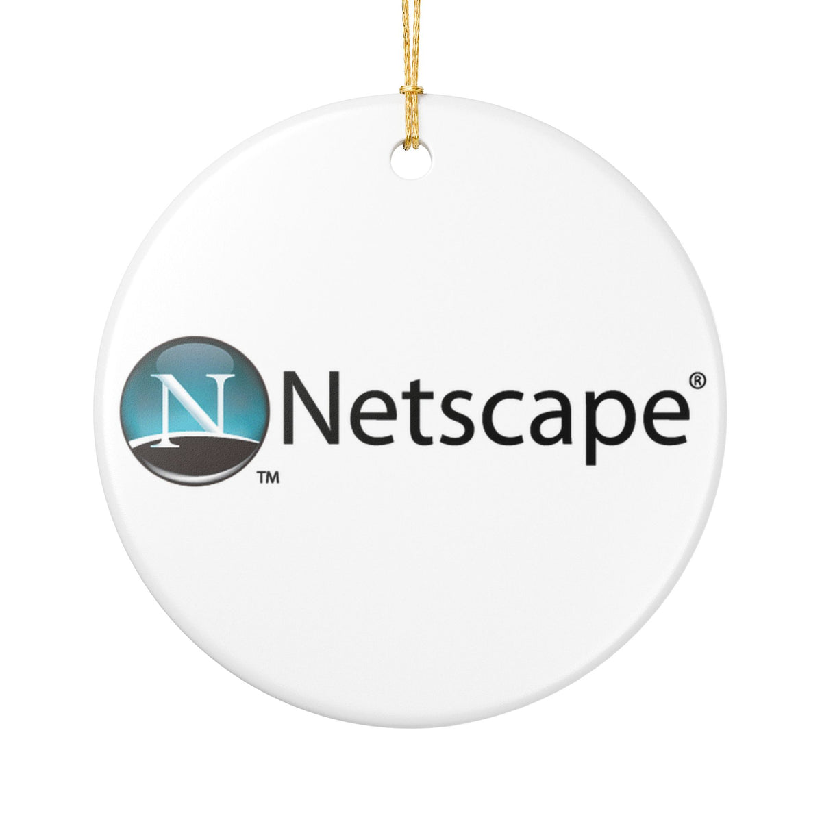 Netscape Ceramic Ornament