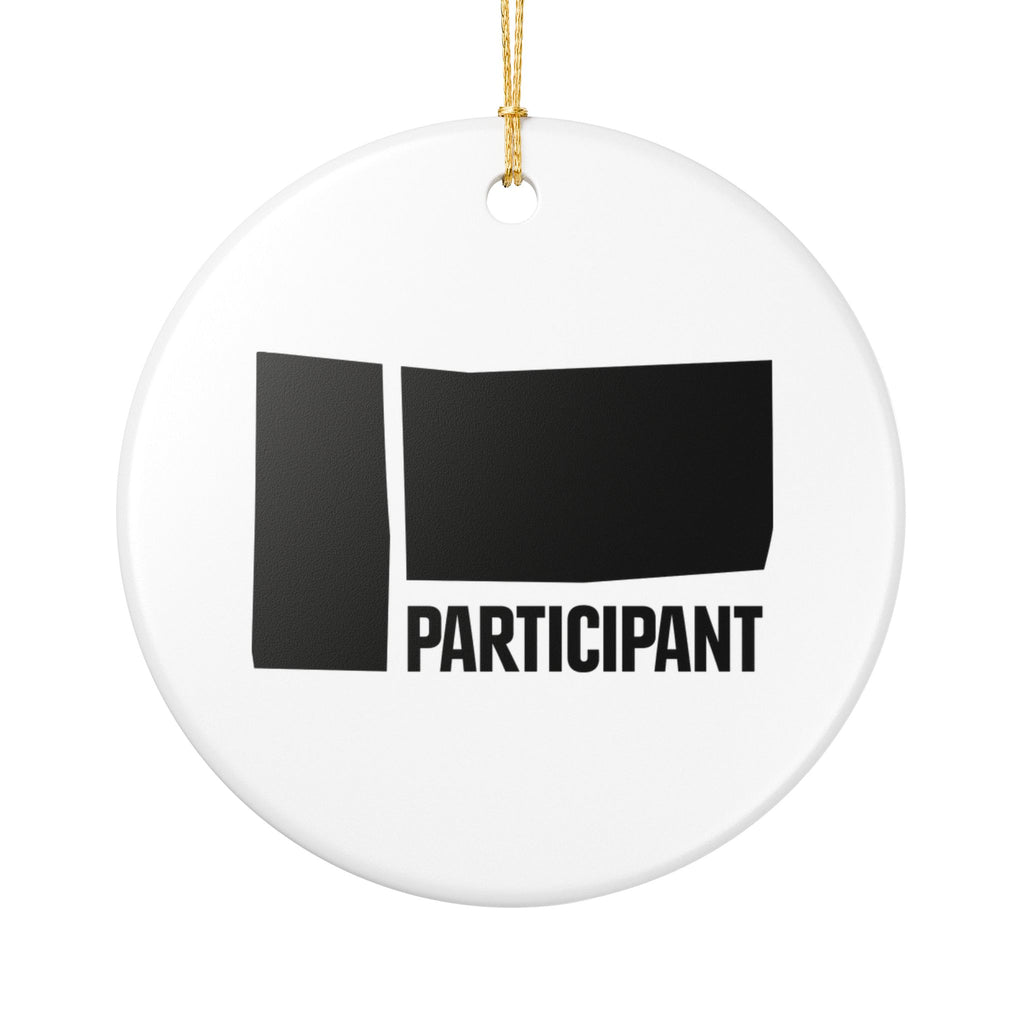 Participant Media Ceramic Ornament
