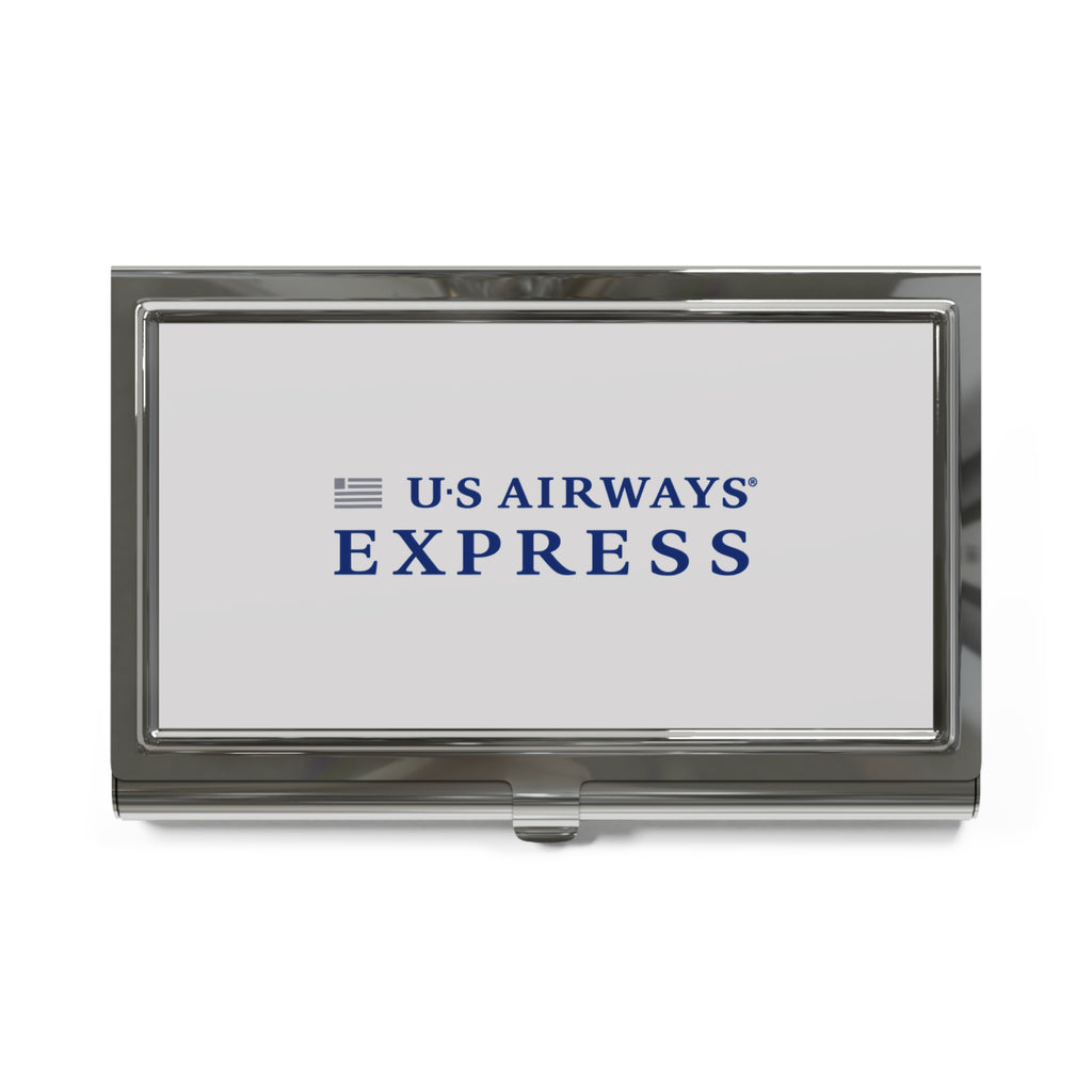 US Airways Express Metal Business Card Holder