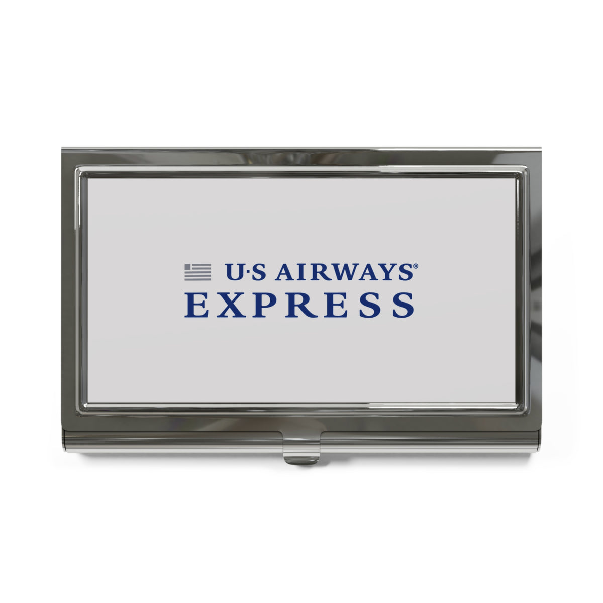 US Airways Express Metal Business Card Holder