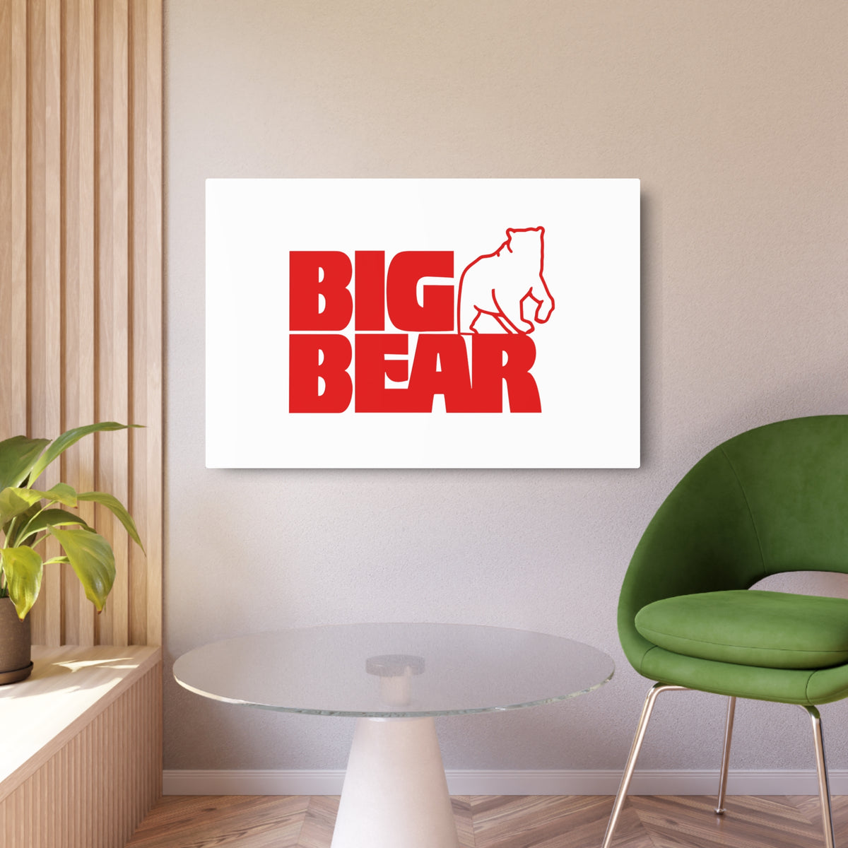 Big Bear Stores Metal Sign