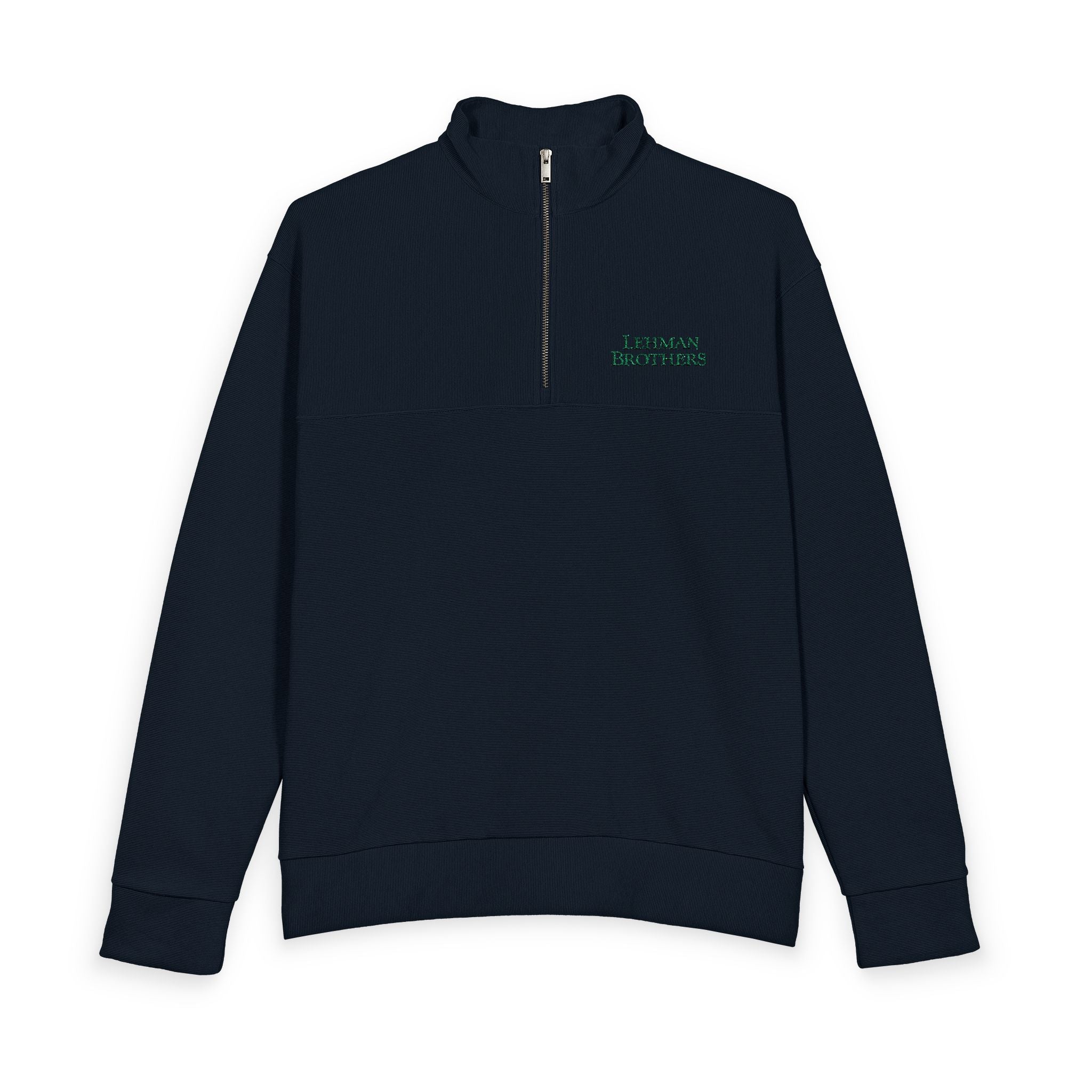Lehman Brothers Heavy Knit Quarter-Zip Sweatshirt