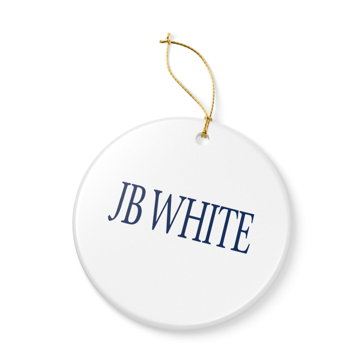 J. B. White Ceramic Ornament