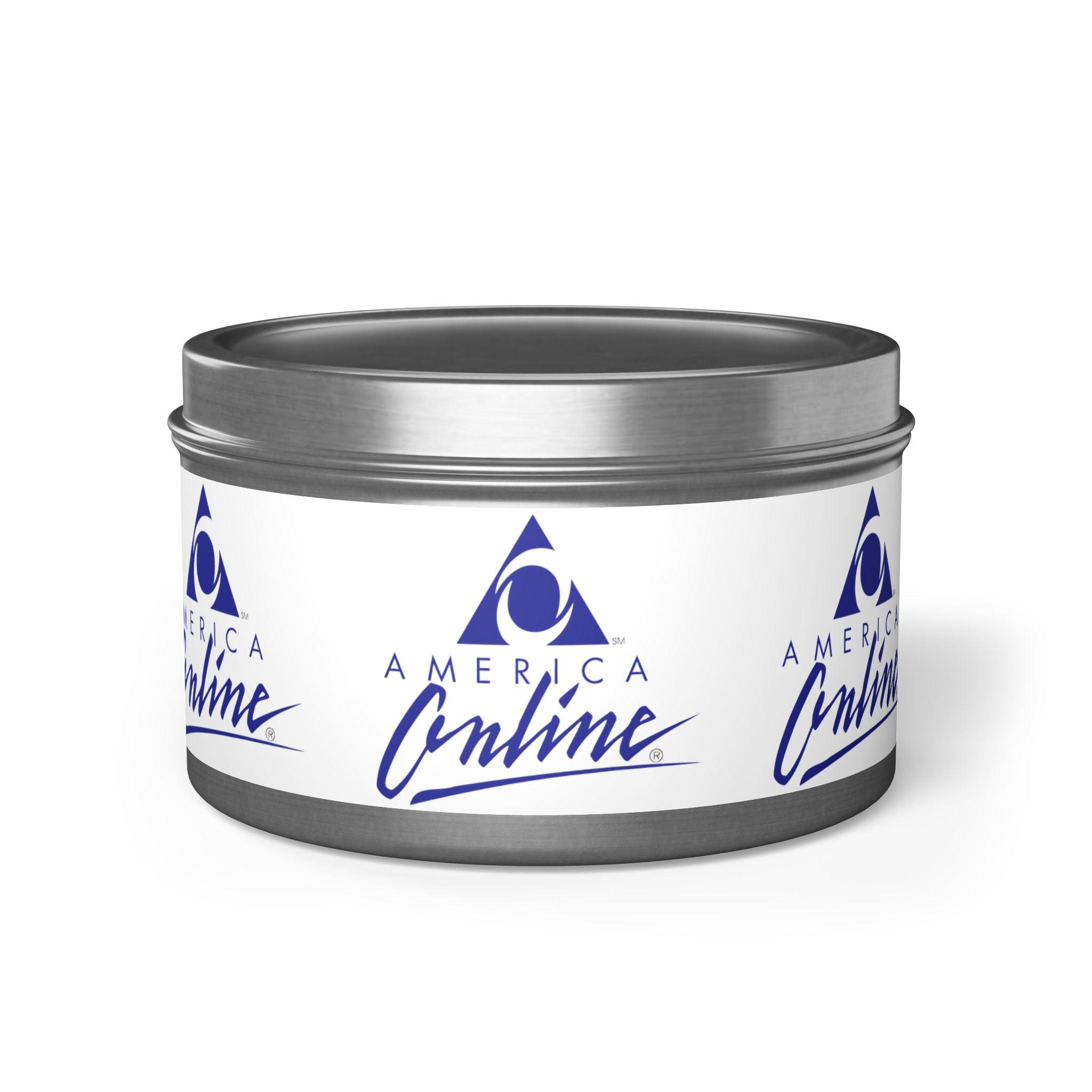 America Online (AOL) Tin Candle