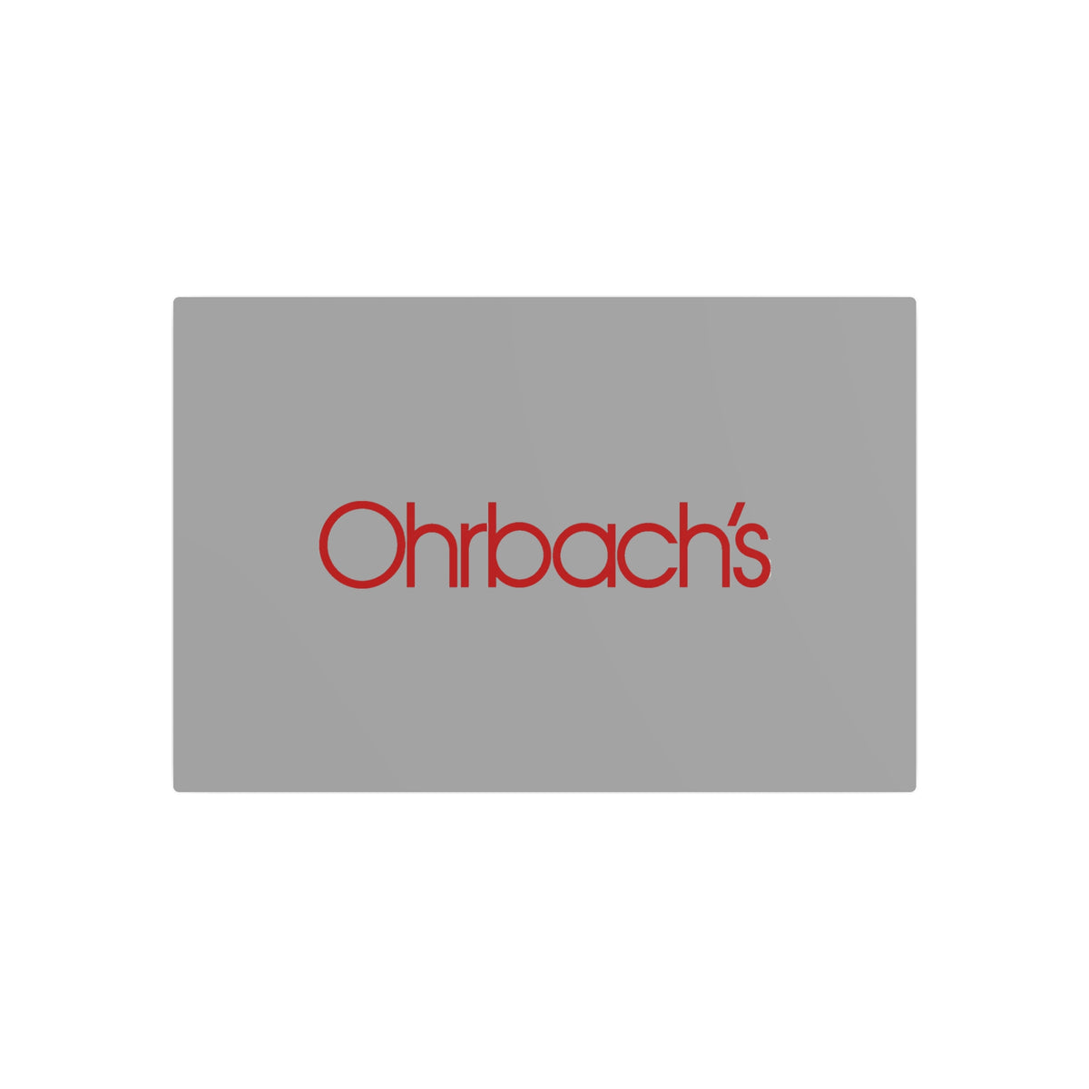 Ohrbach's Metal Sign