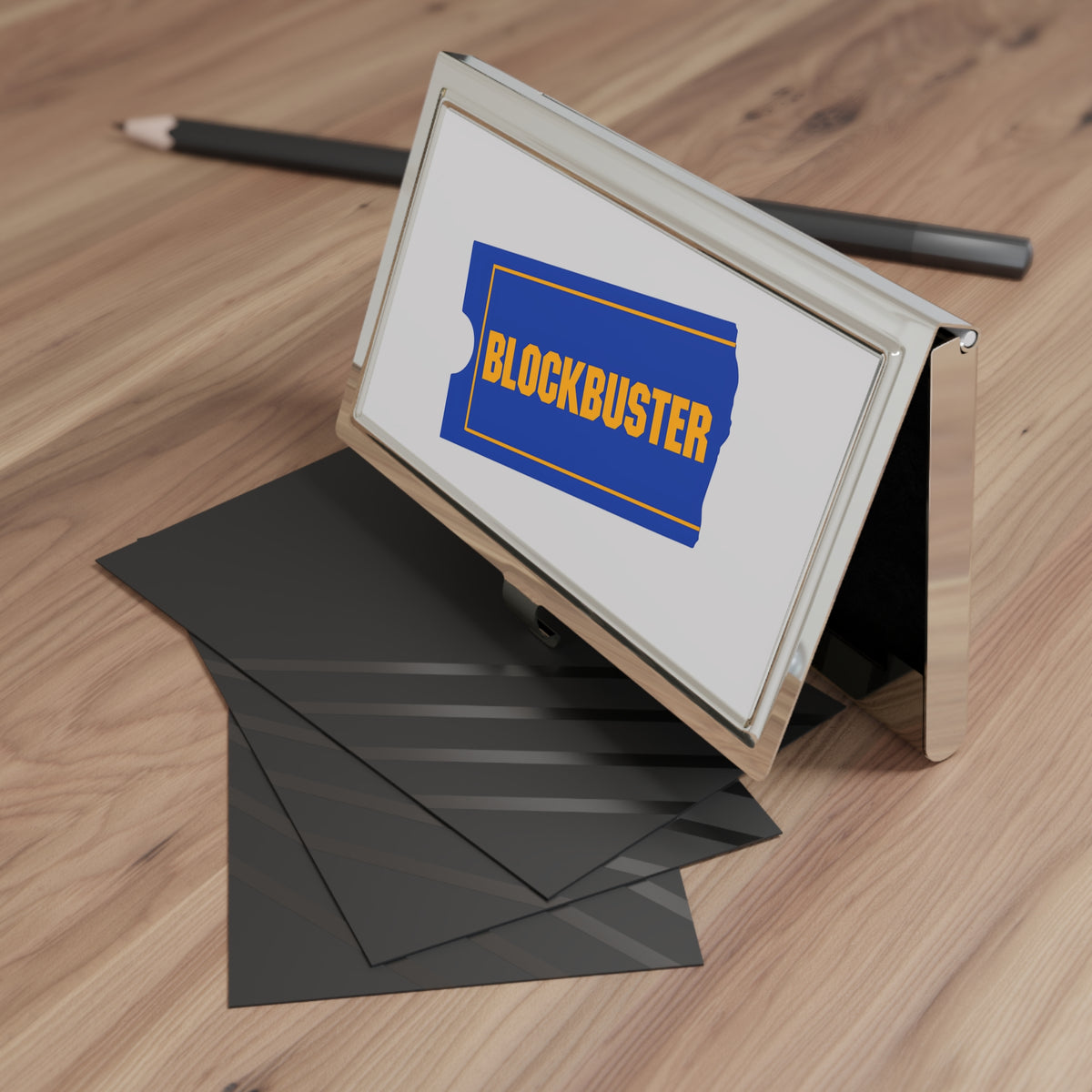 Template Metal Business Card Holder