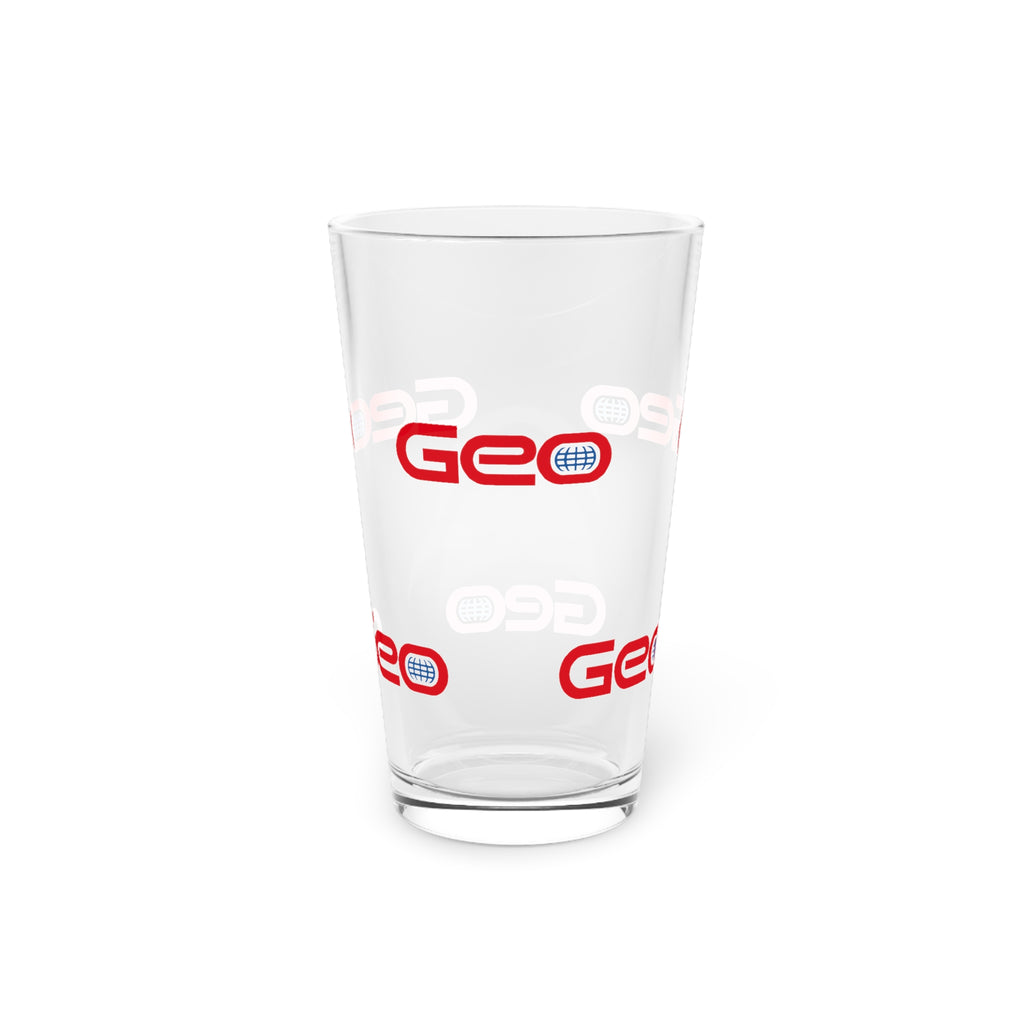 Geo 16oz Pint Glass