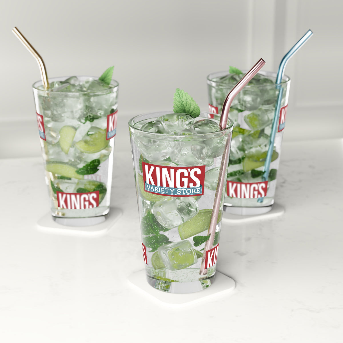 King's Variety Store 16oz Pint Glass