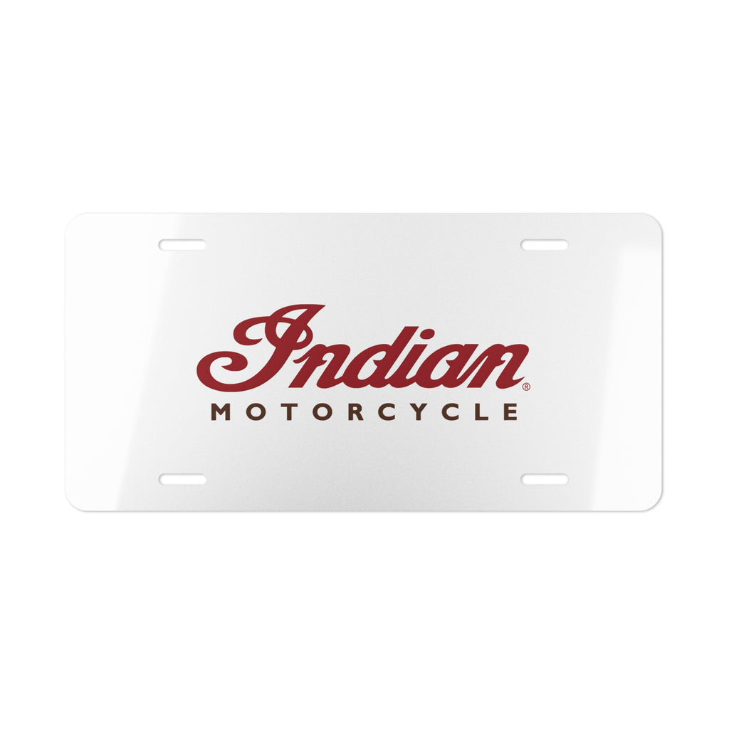 Indian Motorcycle Vanity License Plate